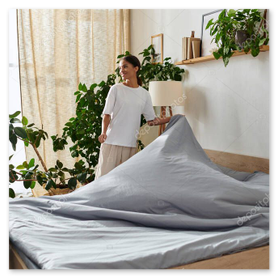 Changement de draps et literie fraîche
